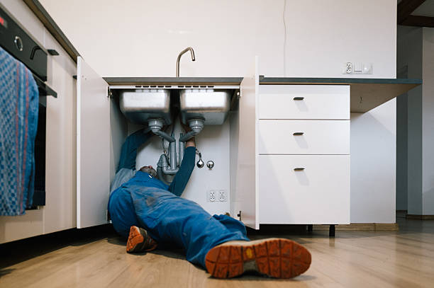 Professional Drain Cleaning technician working in Seabrook, MD